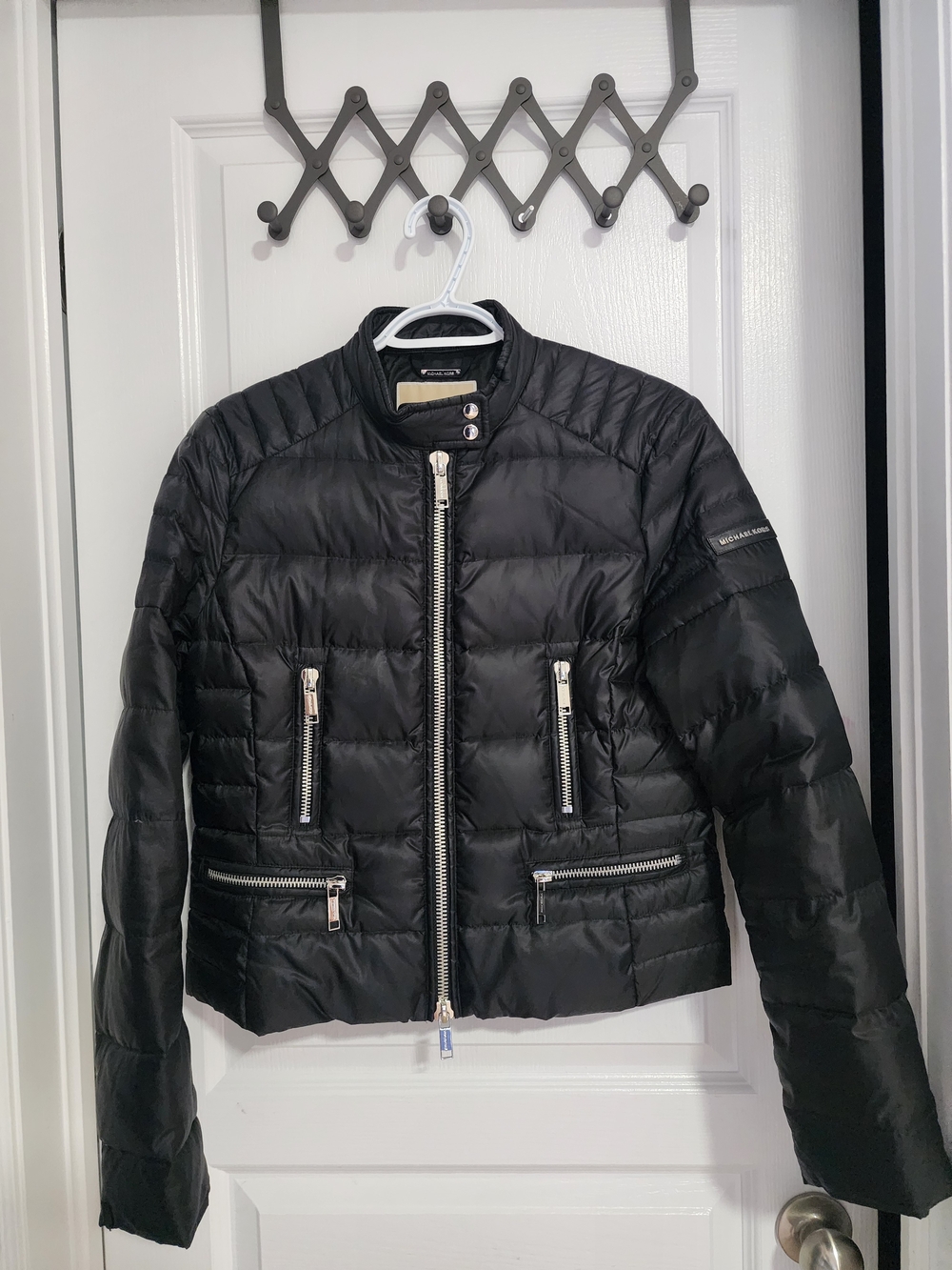 EUC Michael Kors Black Quilted Short Puffer Jacket